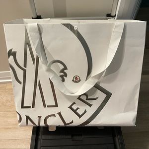 Moncler paper bag